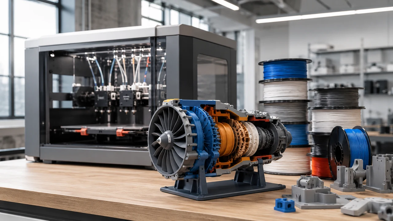 Цветная 3D-печать на Bambu Lab AMS: детали с логотипами и маркировкой